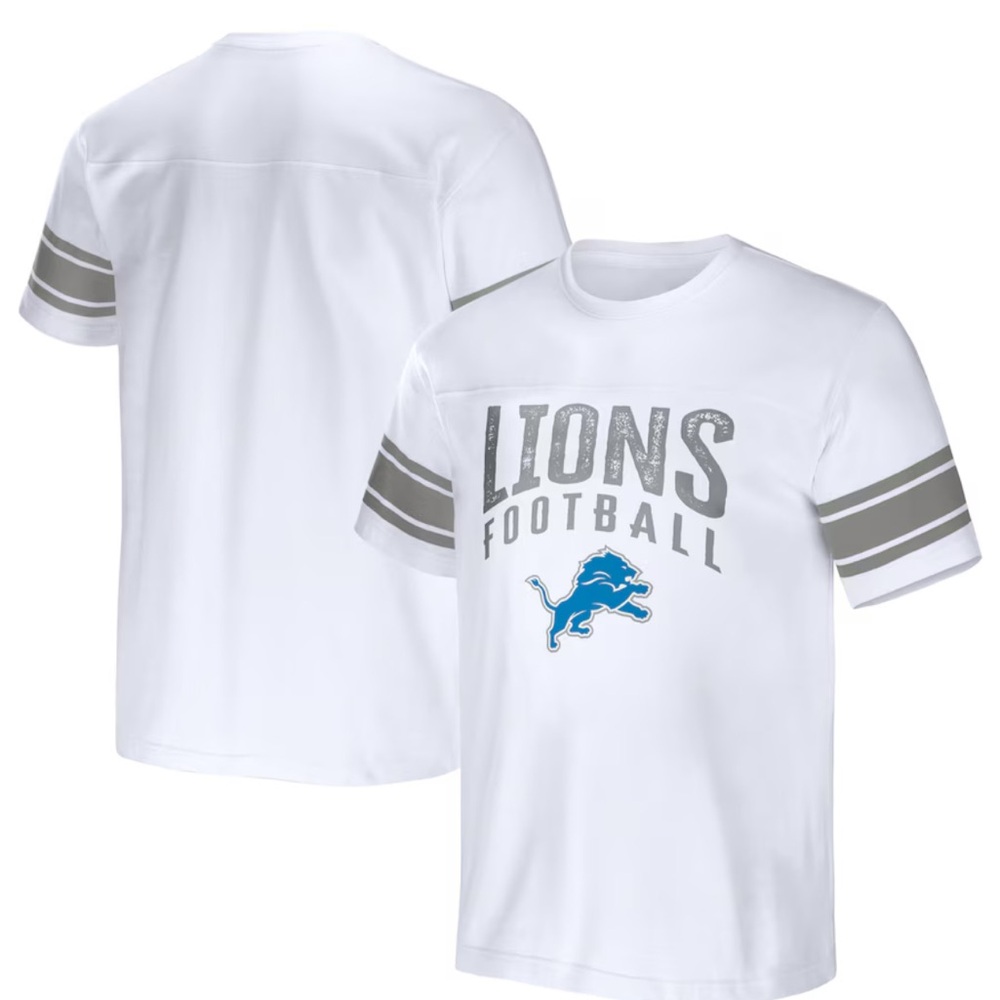 Fanatics White Lions Football T-Shirt short sleeve Size:Small/Men NWT